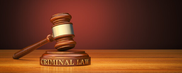 Gavel Criminal Law text sound block wood desk
